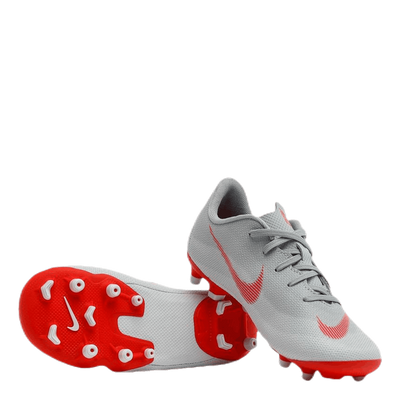 Junior Vapor 12 Academy MG Grey/Red
