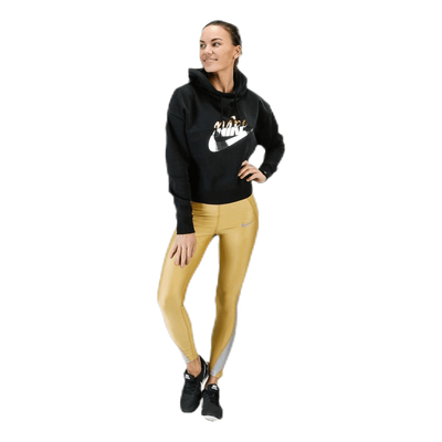 Rally Metallic Hoodie Black