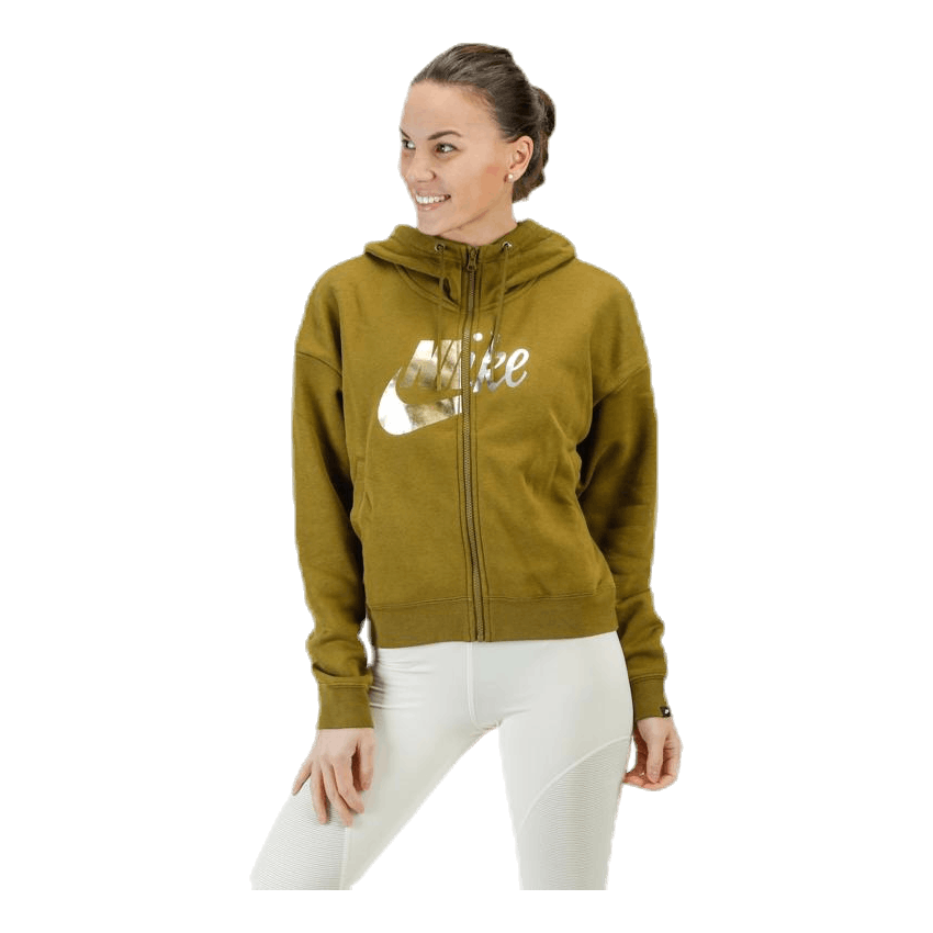 Rally Metallic FZ Hoodie Green
