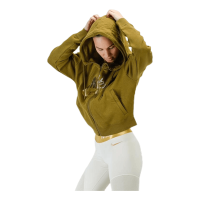Rally Metallic FZ Hoodie Green
