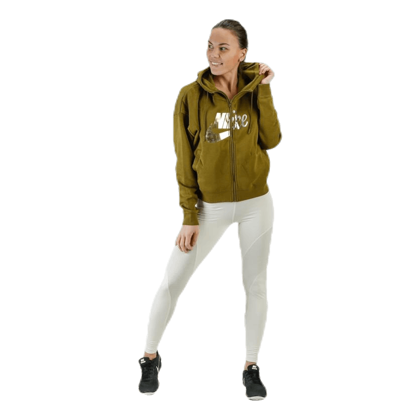 Rally Metallic FZ Hoodie Green