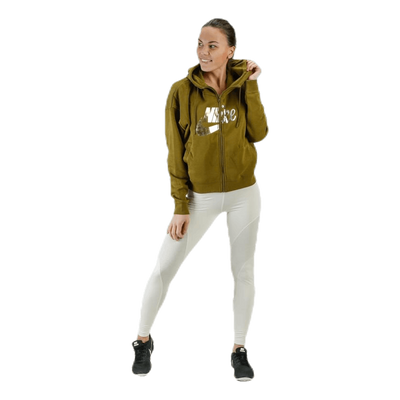 Rally Metallic FZ Hoodie Green