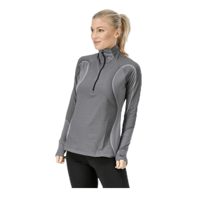 Hyperwarm Top LS Halfzip Engineered Black
