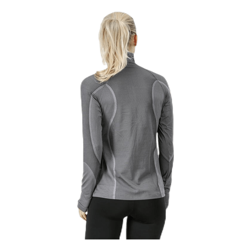 Hyperwarm Top LS Halfzip Engineered Black