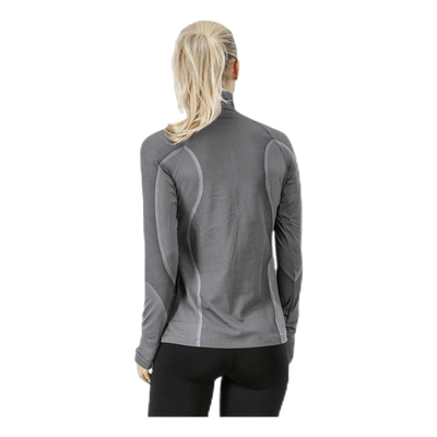 Hyperwarm Top LS Halfzip Engineered Black