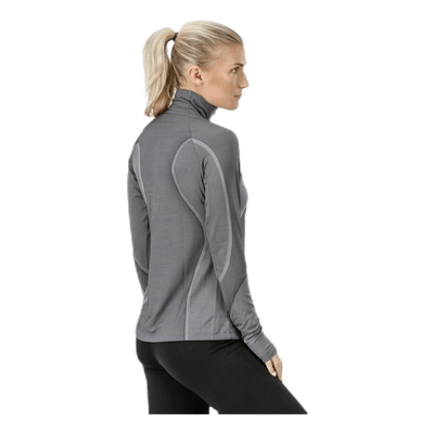 Hyperwarm Top LS Halfzip Engineered Black