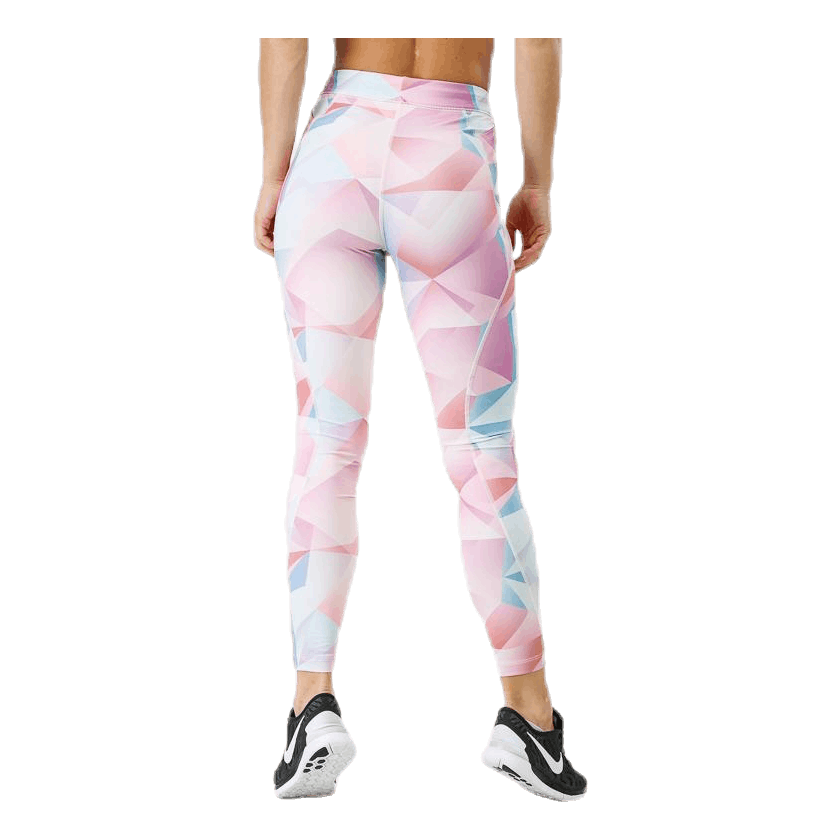 Speed Printed Tight 7/8 Pink/White