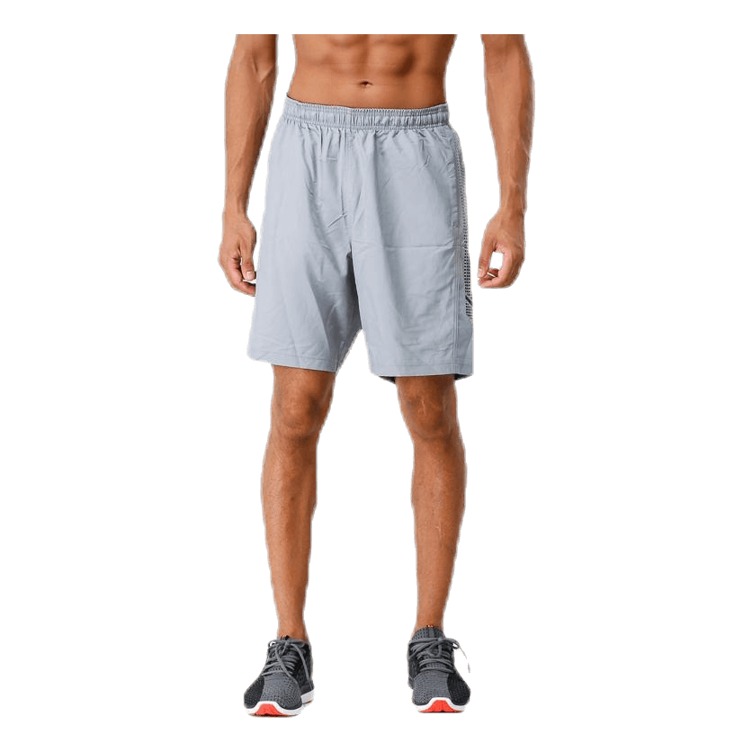 Woven Graphic Short Grey