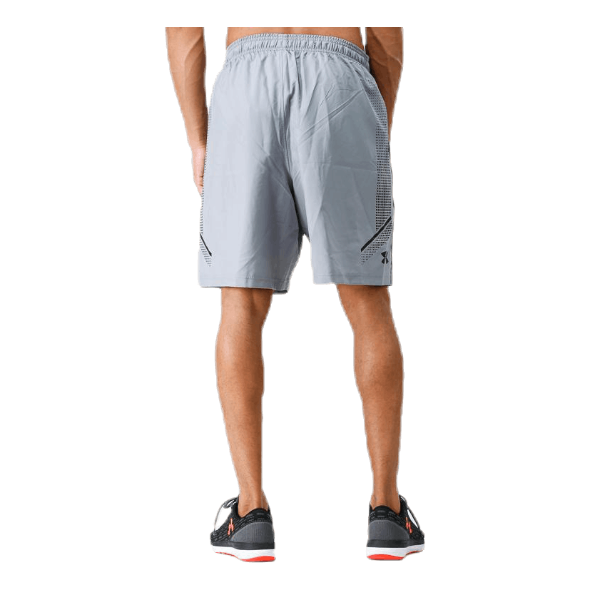 Woven Graphic Short Grey