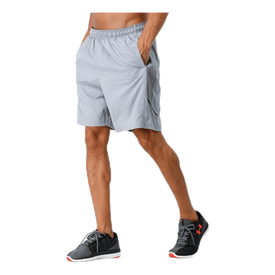 Woven Graphic Short Grey