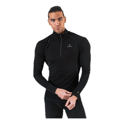 Merino 200 BL Zip Black
