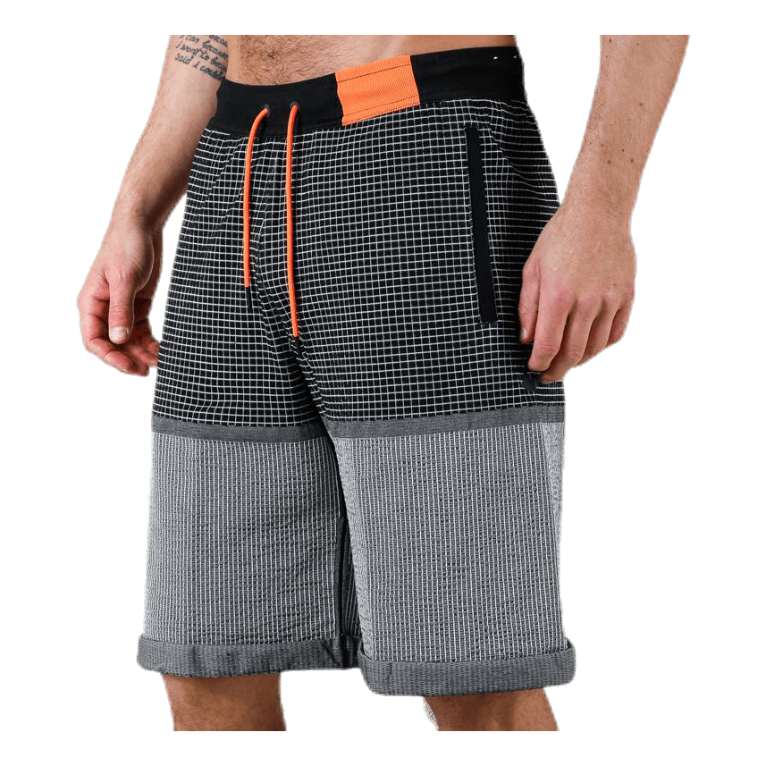 Tech Pack Grid Shorts White/Black