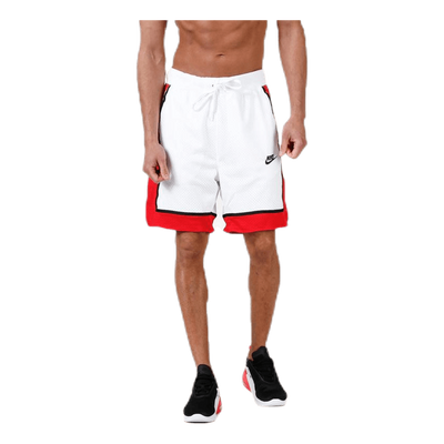 Statement Mesh Stretch Short White/Red