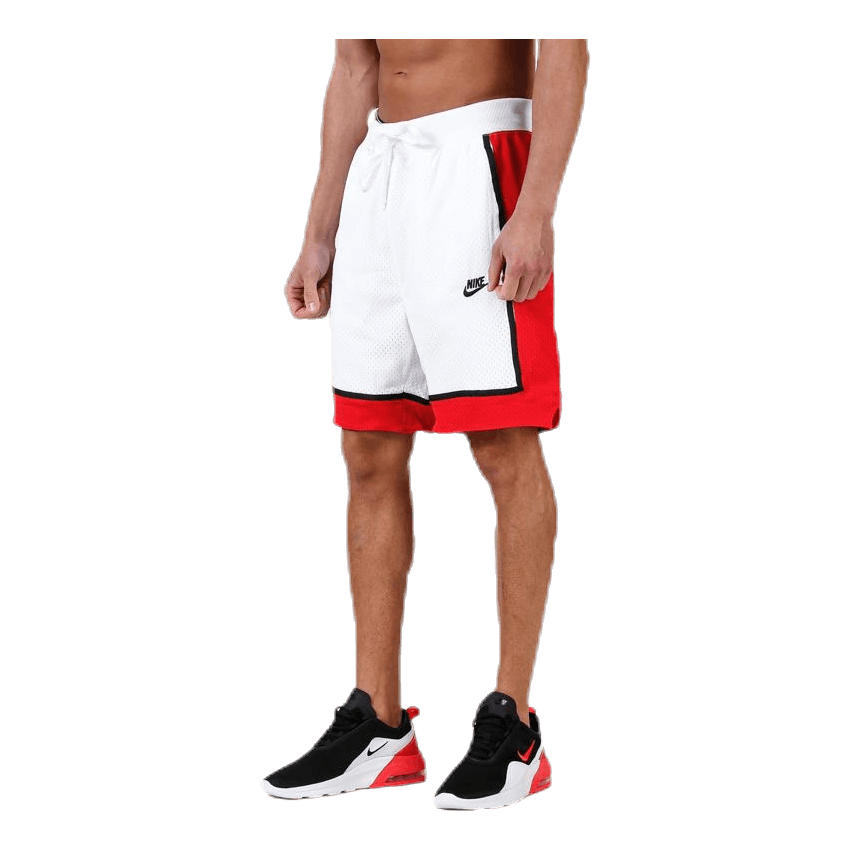 Statement Mesh Stretch Short White/Red