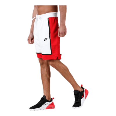 Statement Mesh Stretch Short White/Red