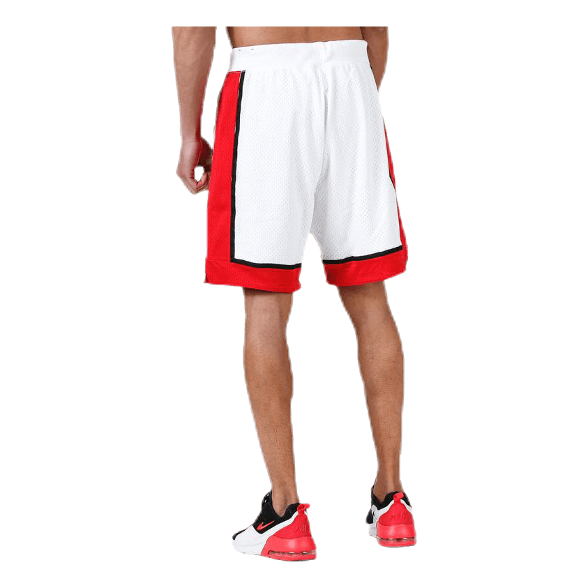 Statement Mesh Stretch Short White/Red