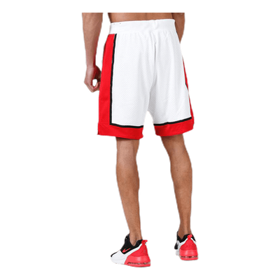 Statement Mesh Stretch Short White/Red