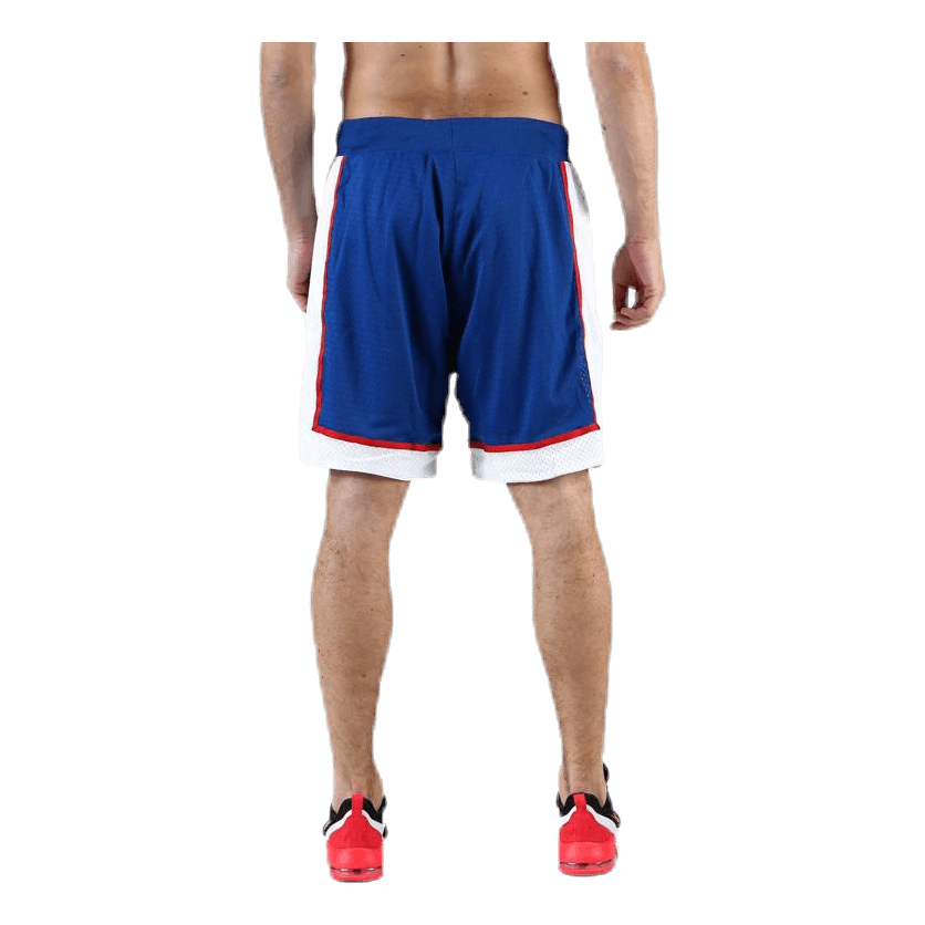 Statement Mesh Stretch Short Blue/White