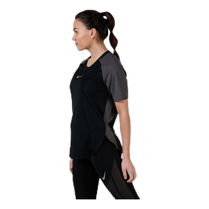City Sleek Top SS Cool Black/Grey