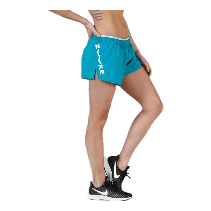 Elevate Track Short  Blue/Turquoise