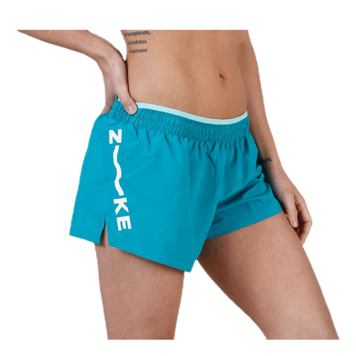 Elevate Track Short  Blue/Turquoise