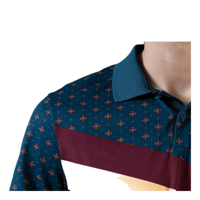 PS Polo Shirt Blue/Gold