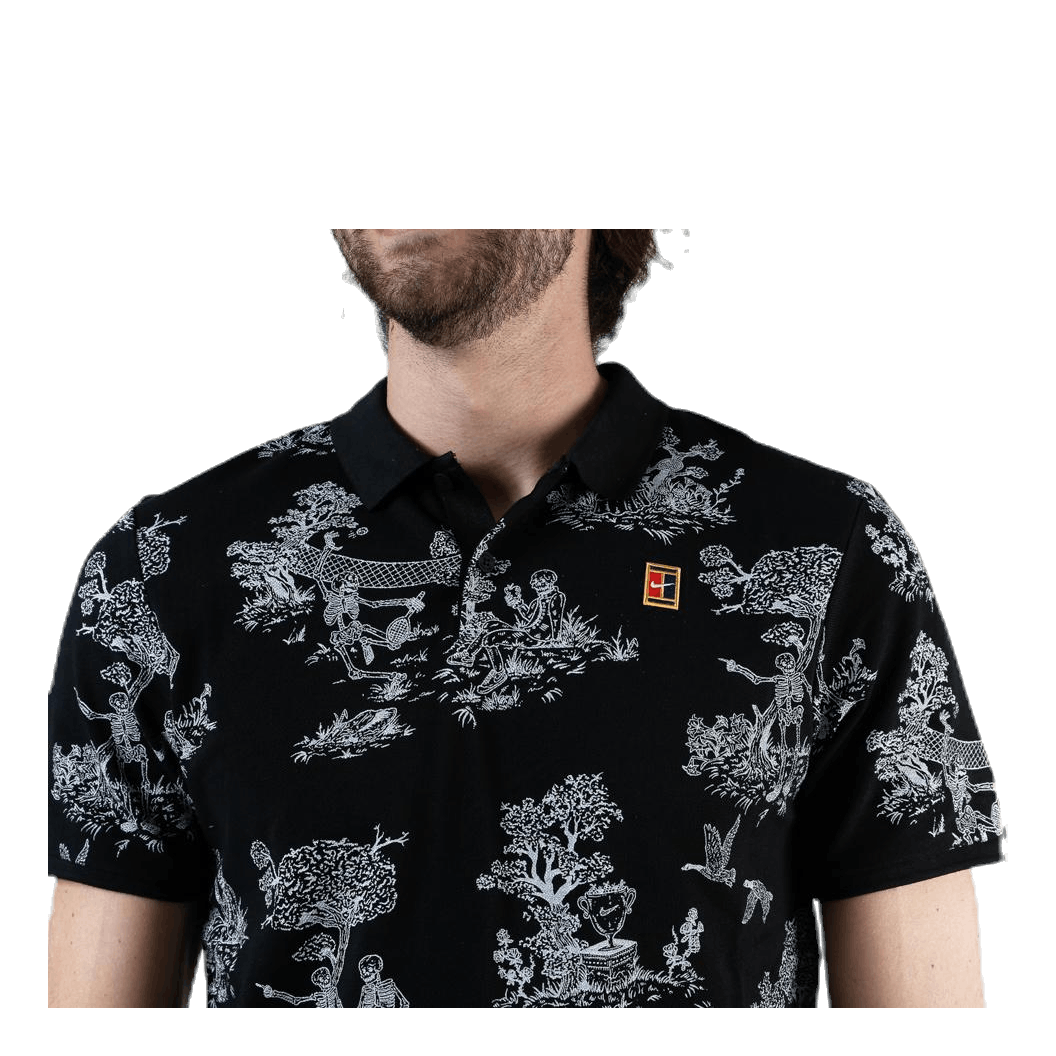 Heritage Polo Toile White/Black