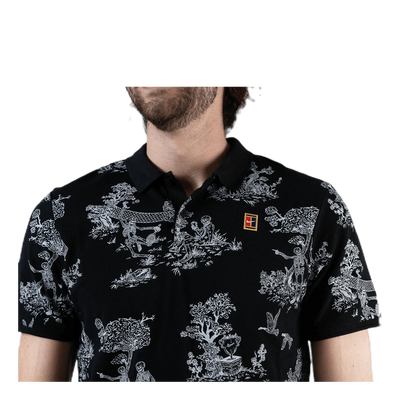 Heritage Polo Toile White/Black