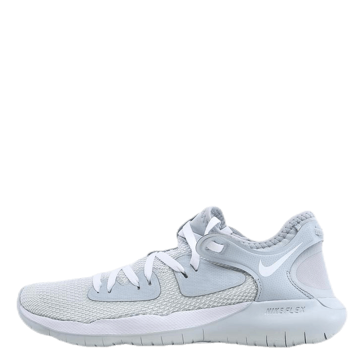 nike running flex 2019 trainers in white
