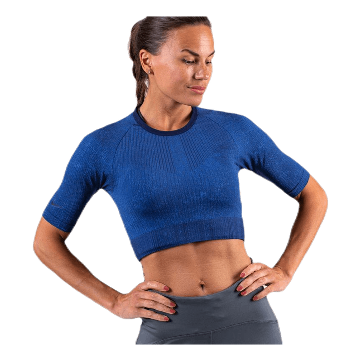 City Ready Knit Top Blue