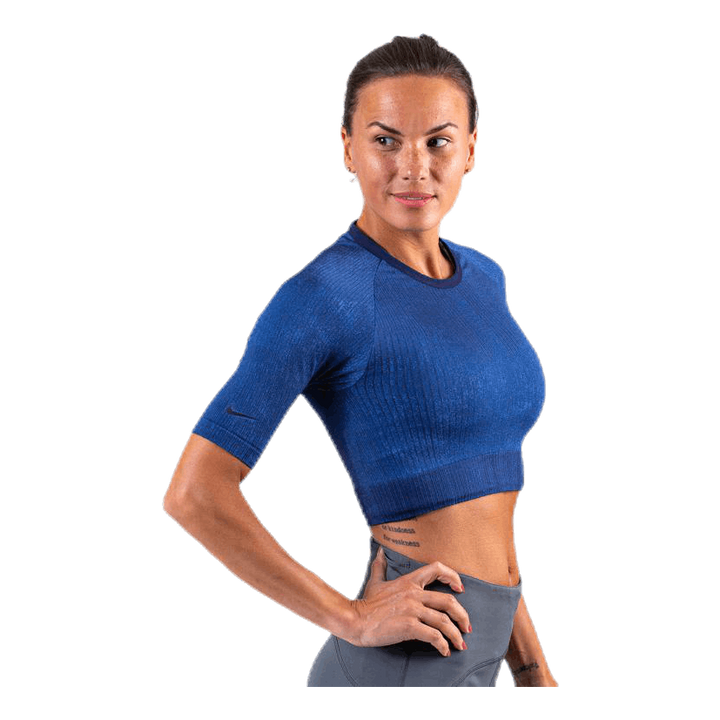 City Ready Knit Top Blue