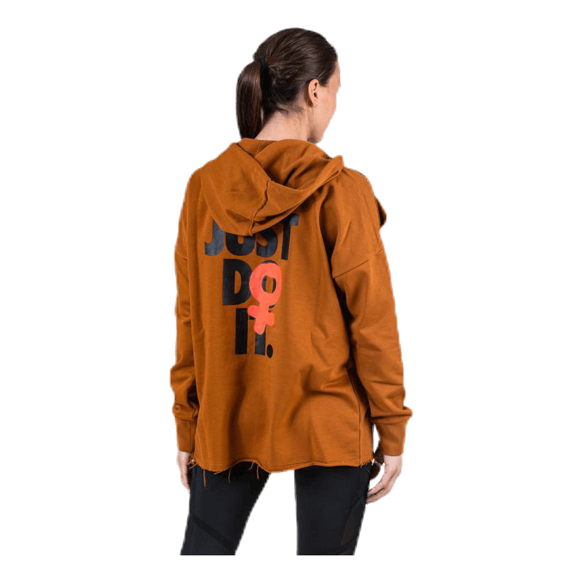 Rebel Slash Fleece Hoodie GRX Brown