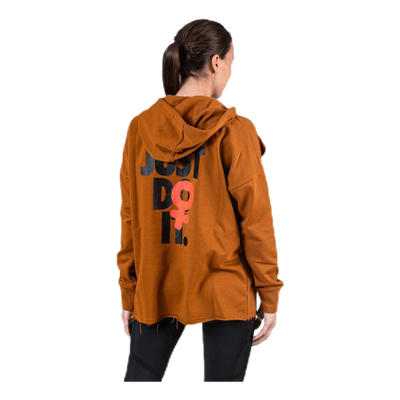 Rebel Slash Fleece Hoodie GRX Brown