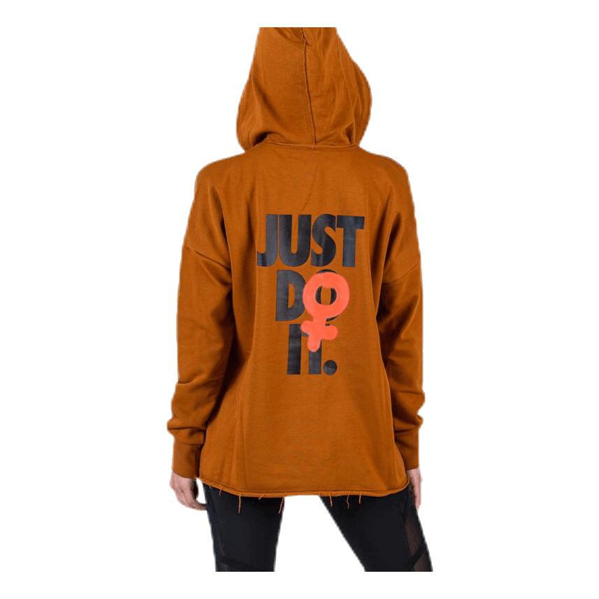 Rebel Slash Fleece Hoodie GRX Brown