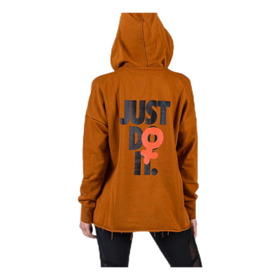 Rebel Slash Fleece Hoodie GRX Brown