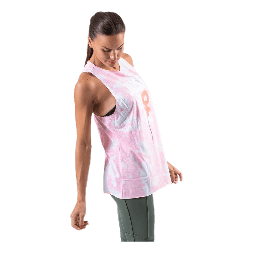 Rebel Sleeveless Top Pink/Patterned