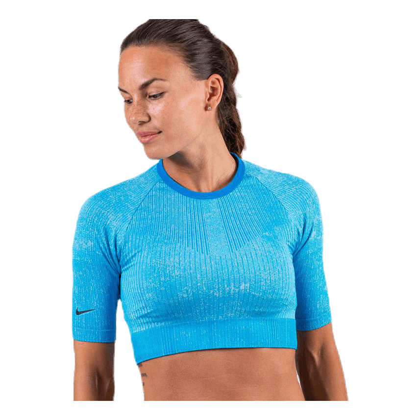 City Ready Knit Top Blue