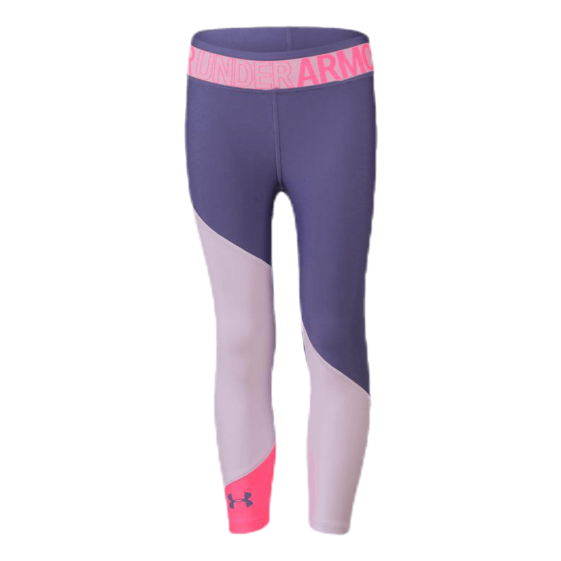 Color Block Ankle Crop Youth Purple