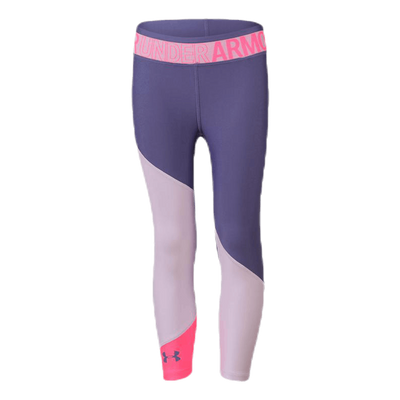 Color Block Ankle Crop Youth Purple