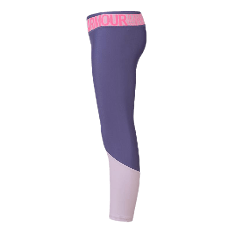 Color Block Ankle Crop Youth Purple
