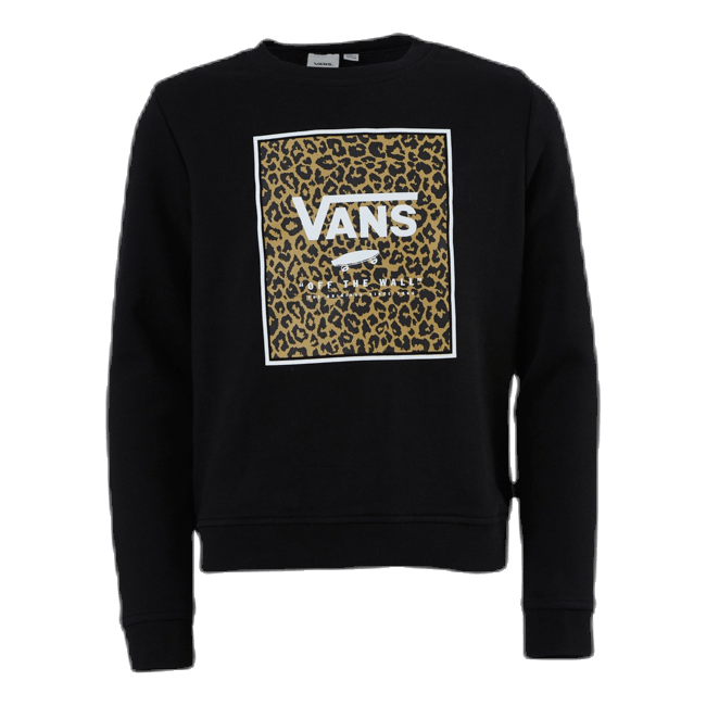 Leopard Box Crew Junior Black