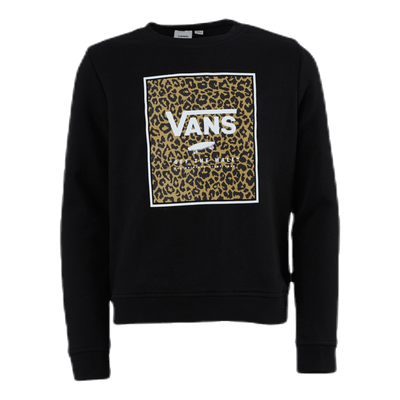 Leopard Box Crew Junior Black