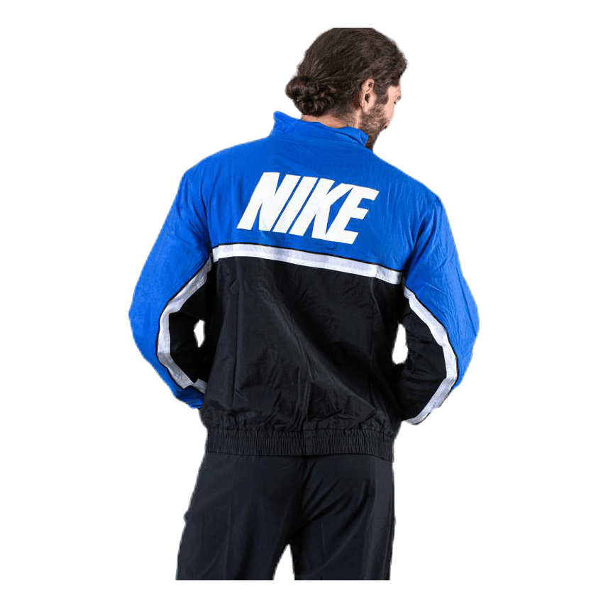 Woven Throwback Jacket Blue/Black