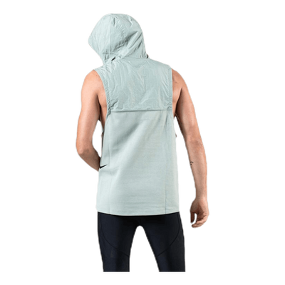 Dri-FIT Therma Sleeveless Hood Black/Green