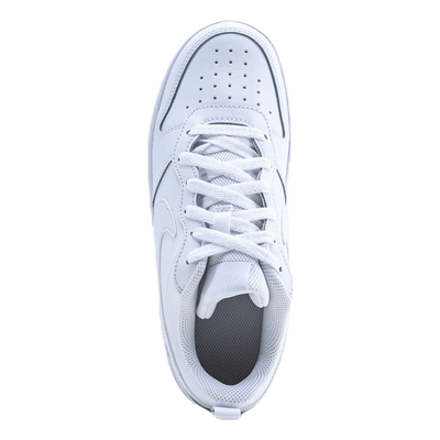 Court Borough Low 2 Big Kids' Shoes WHITE/WHITE-WHITE