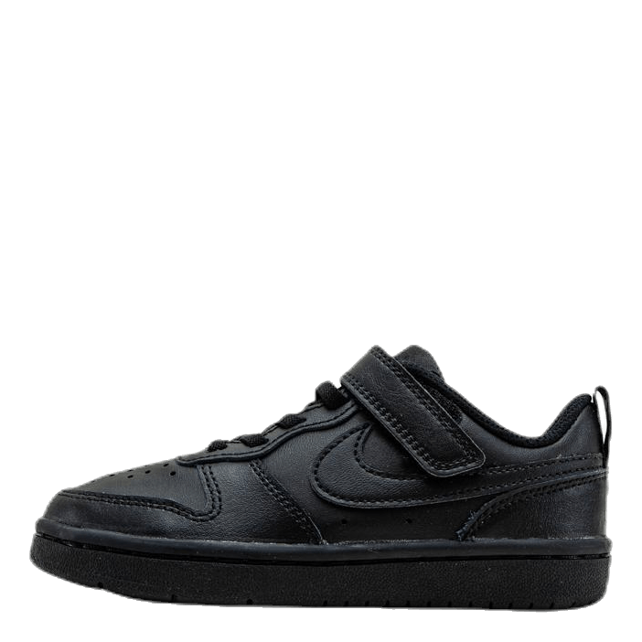 Court Borough Low 2 Little Kids' Shoes BLACK/BLACK-BLACK