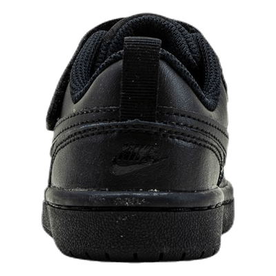 Court Borough Low 2 Little Kids' Shoes BLACK/BLACK-BLACK