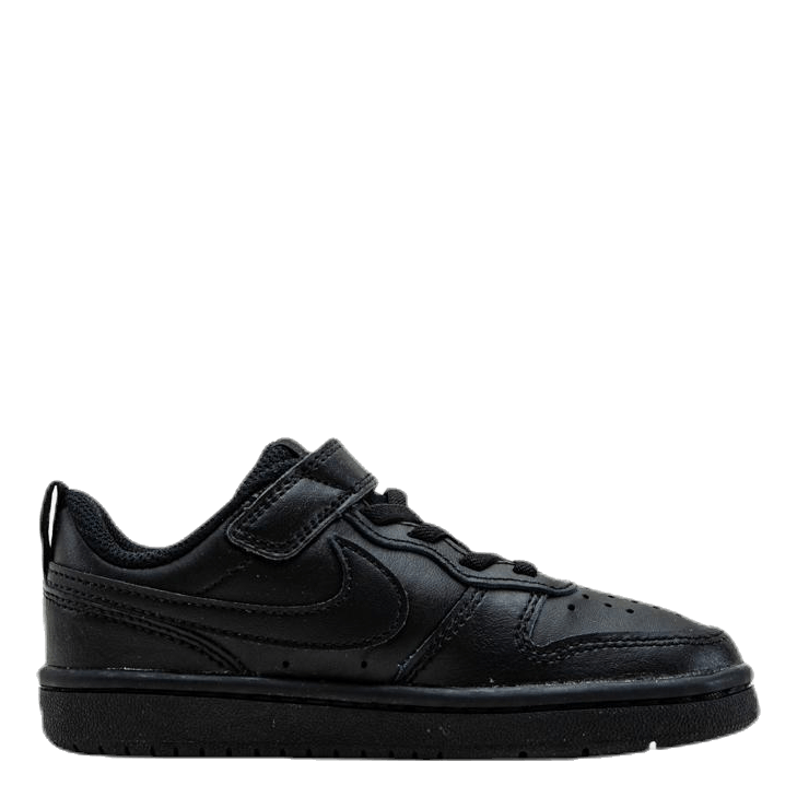 Court Borough Low 2 Little Kids' Shoes BLACK/BLACK-BLACK