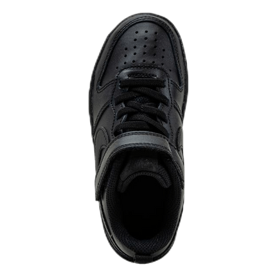 Court Borough Low 2 Little Kids' Shoes BLACK/BLACK-BLACK