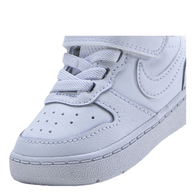 Court Borough Low 2 Baby/Toddler Shoes WHITE/WHITE-WHITE